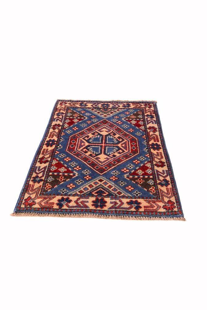 2' x 3' Hand Knotted Kazak Rug