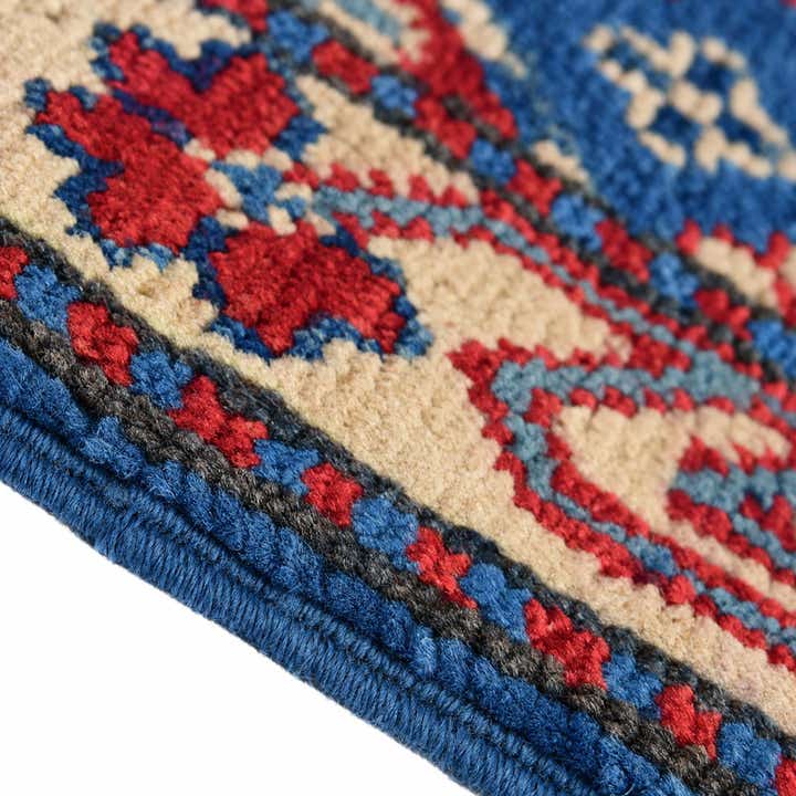 60cm x 90cm anudado a mano Kazak Alfombra