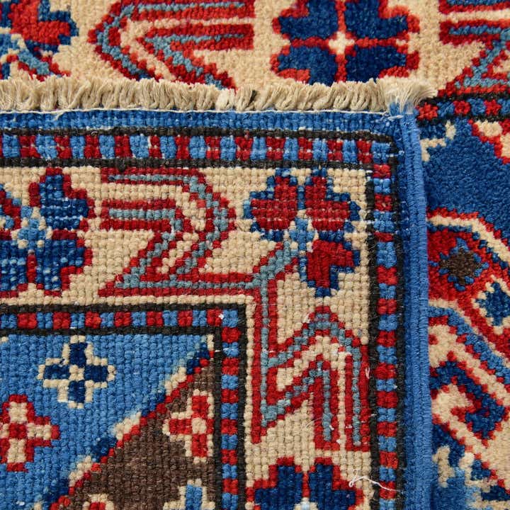 60cm x 90cm anudado a mano Kazak Alfombra