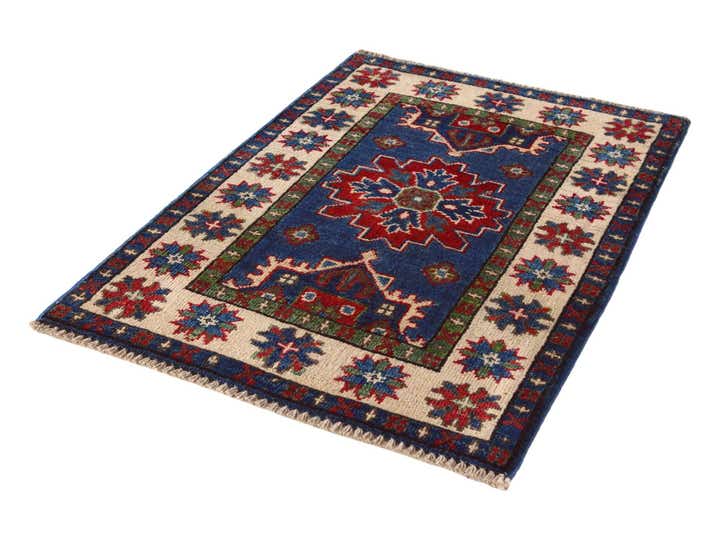 2' x 2' 11 Hand Knotted Kazak Rug