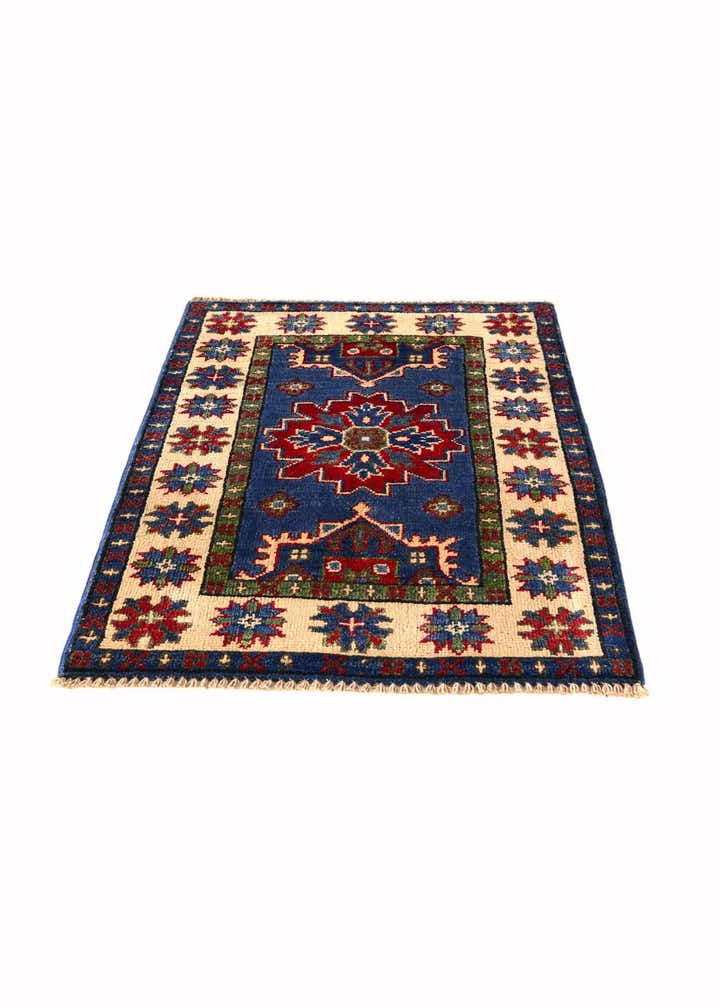 2' x 2' 11 Hand Knotted Kazak Rug
