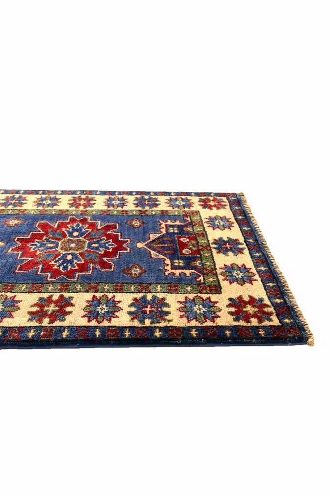 2' x 2' 11 Hand Knotted Kazak Rug