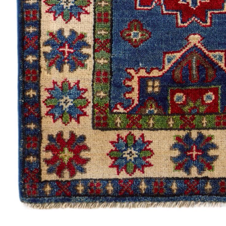 Detail image of 2' x 2' 11 Hand Knotted Kazak Rug