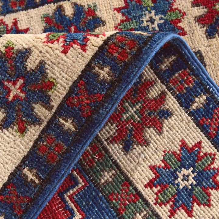 2' x 2' 11 Hand Knotted Kazak Rug