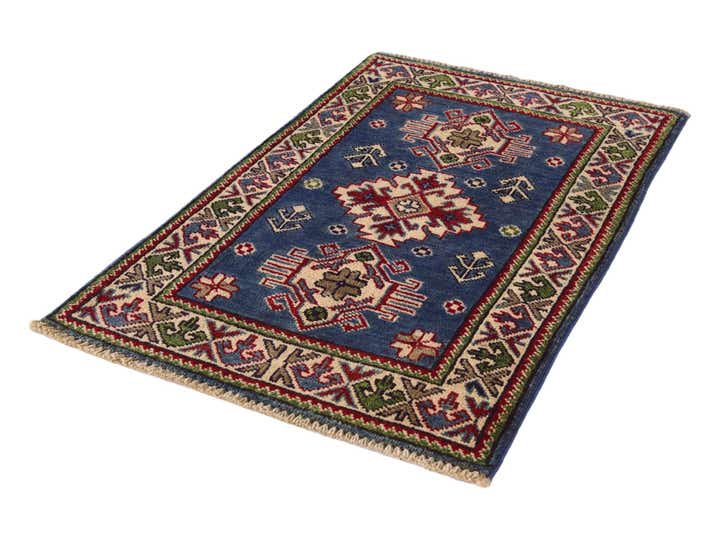1' 11 x 3' 1 Hand Knotted Kazak Rug