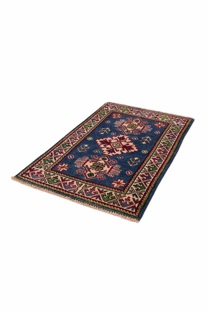1' 11 x 3' 1 Hand Knotted Kazak Rug