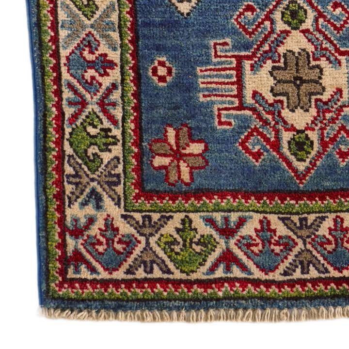 1' 11 x 3' 1 Hand Knotted Kazak Rug