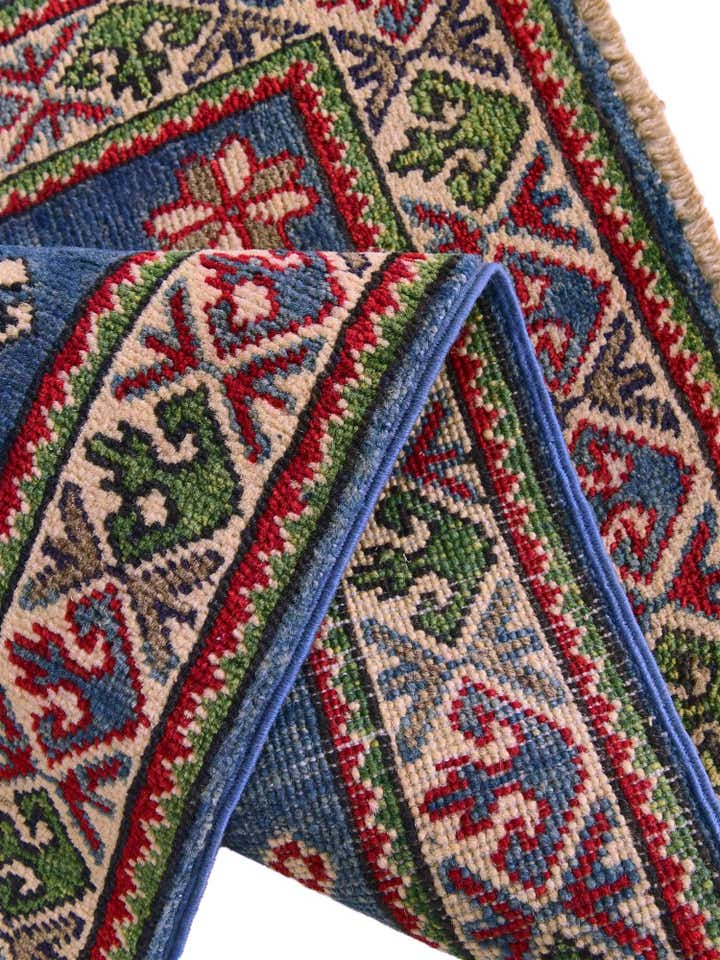 1' 11 x 3' 1 Hand Knotted Kazak Rug