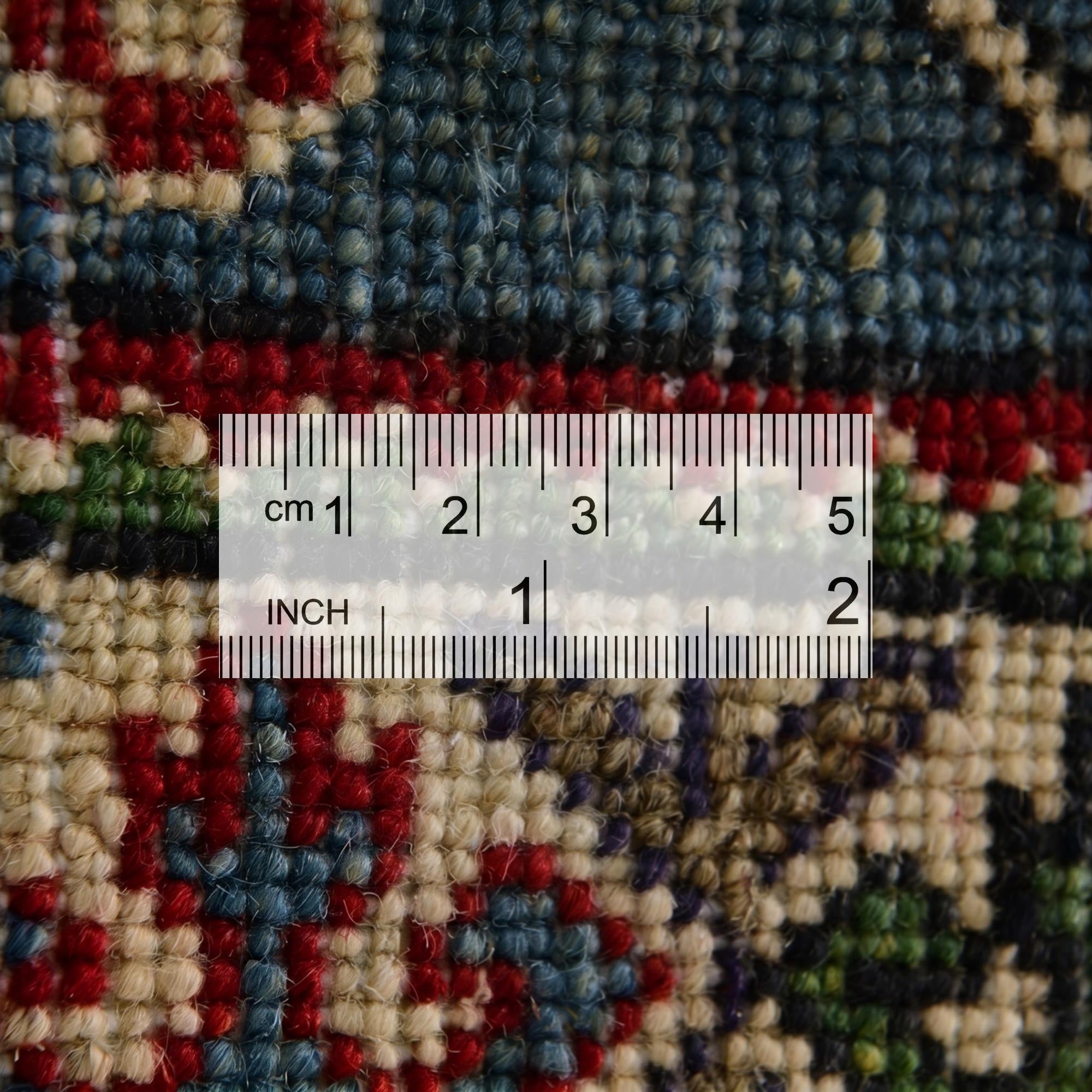 1' 11 x 3' 1 Hand Knotted Kazak Rug