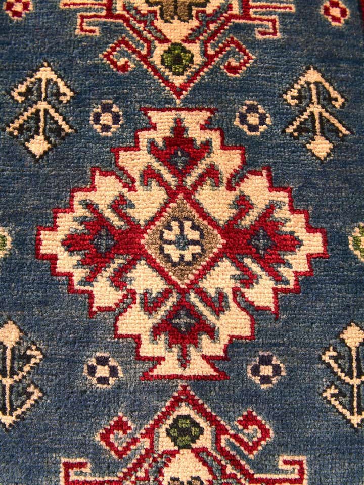 1' 11 x 3' 1 Hand Knotted Kazak Rug