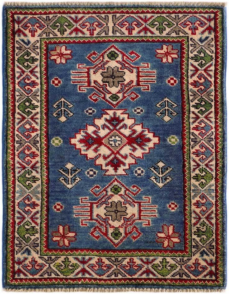 Detail image of 1' 11 x 3' 1 Hand Knotted Kazak Rug