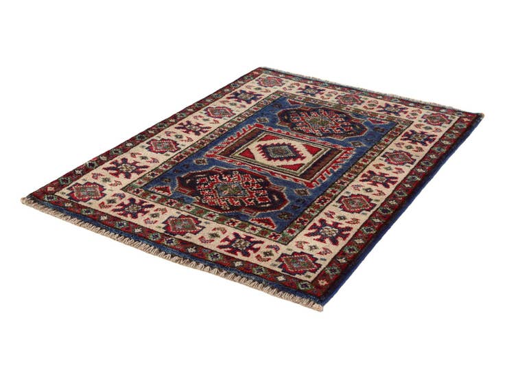 Detail image of 2' x 2' 8 Hand Knotted Kazak Rug