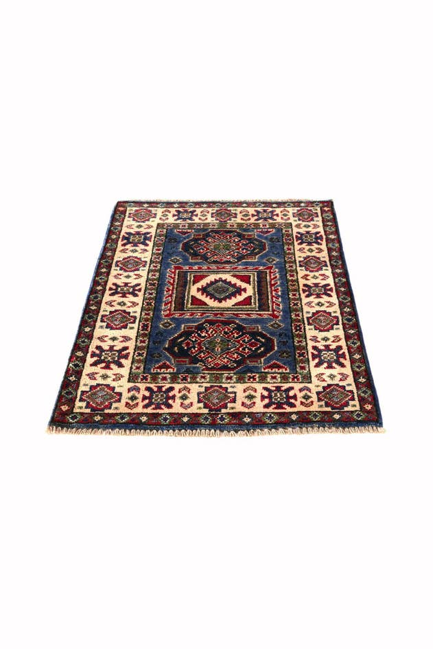 Detail image of 2' x 2' 8 Hand Knotted Kazak Rug