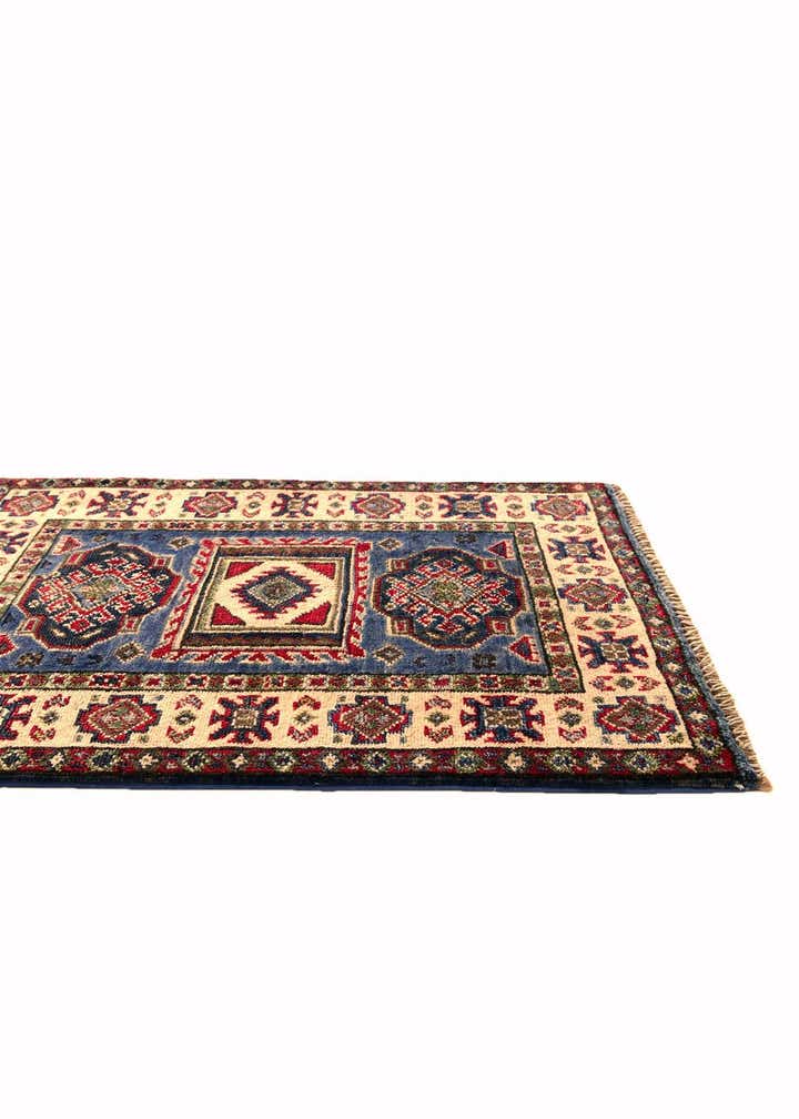 2' x 2' 8 Hand Knotted Kazak Rug