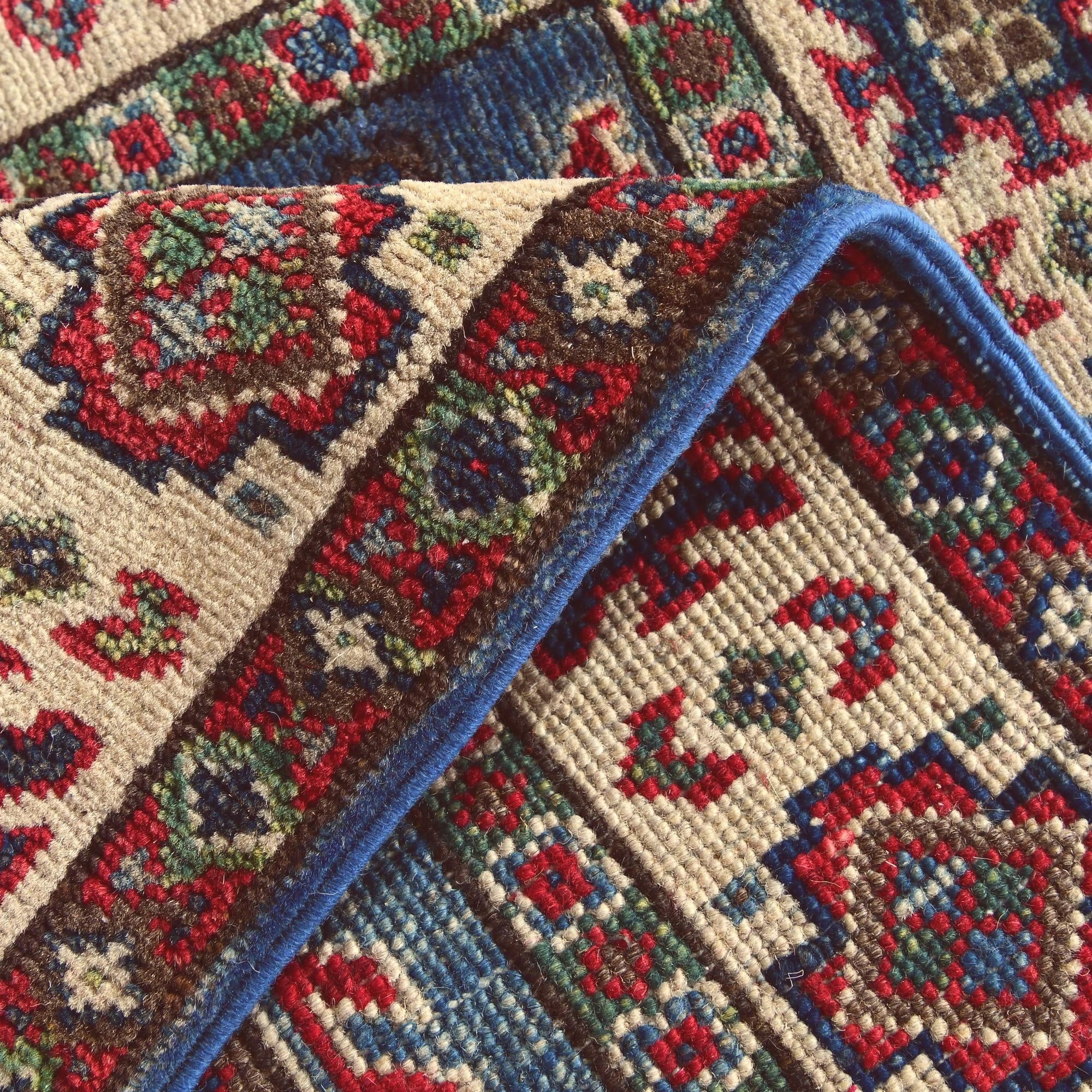 2' x 2' 8 Hand Knotted Kazak Rug