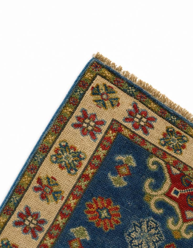 Detail image of 2' 3 x 3' Hand Knotted Kazak Rug