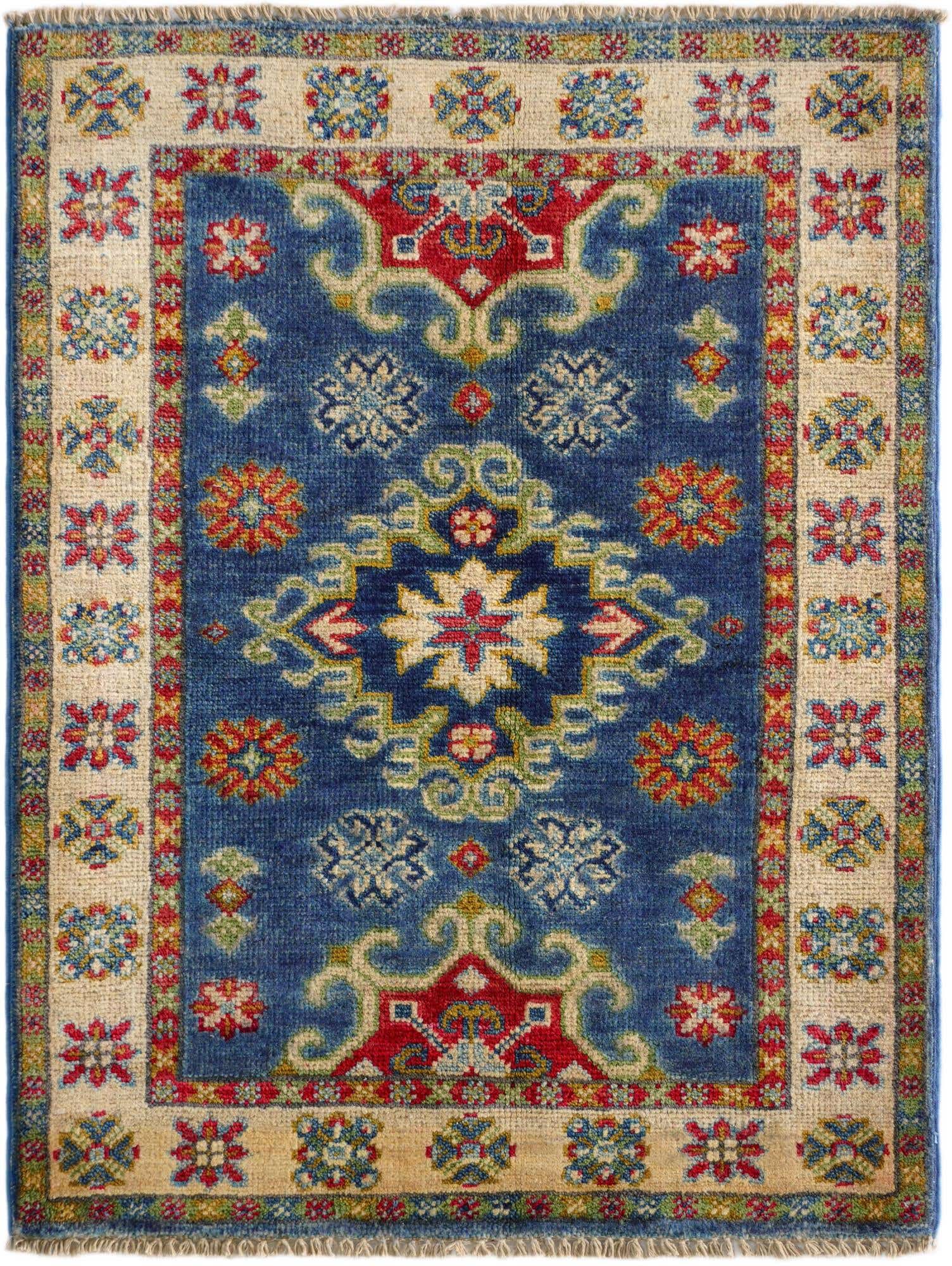 2' 3 x 3' Hand Knotted Kazak Rug