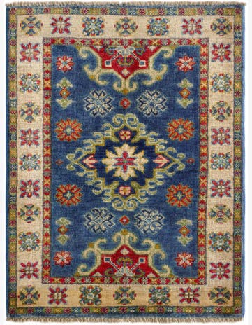 2' 3 x 3' Hand Knotted Kazak Rug