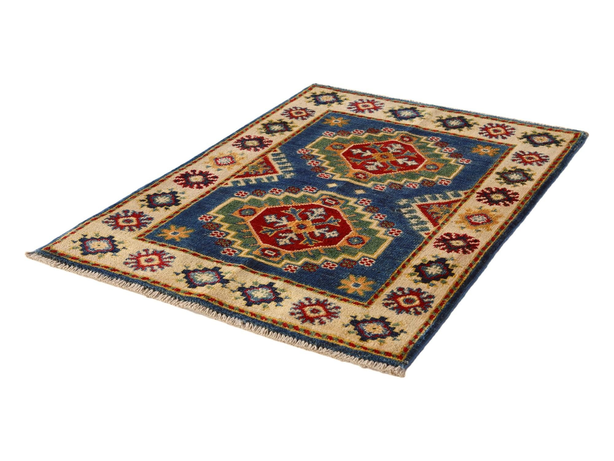 2' 2 x 3' Hand Knotted Kazak Rug