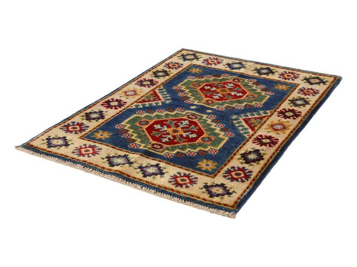 Detail image of 2' 2 x 3' Hand Knotted Kazak Rug