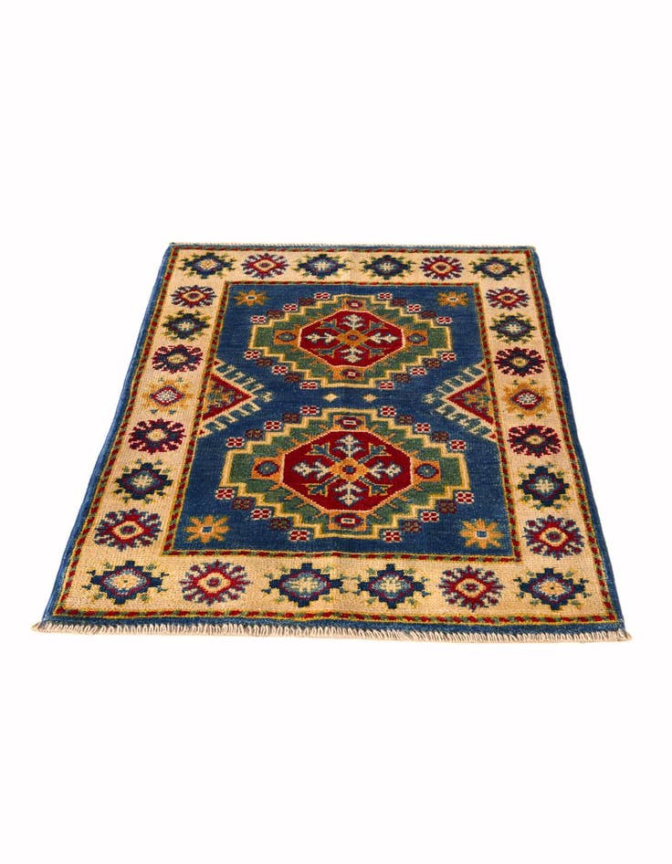 Detail image of 2' 2 x 3' Hand Knotted Kazak Rug