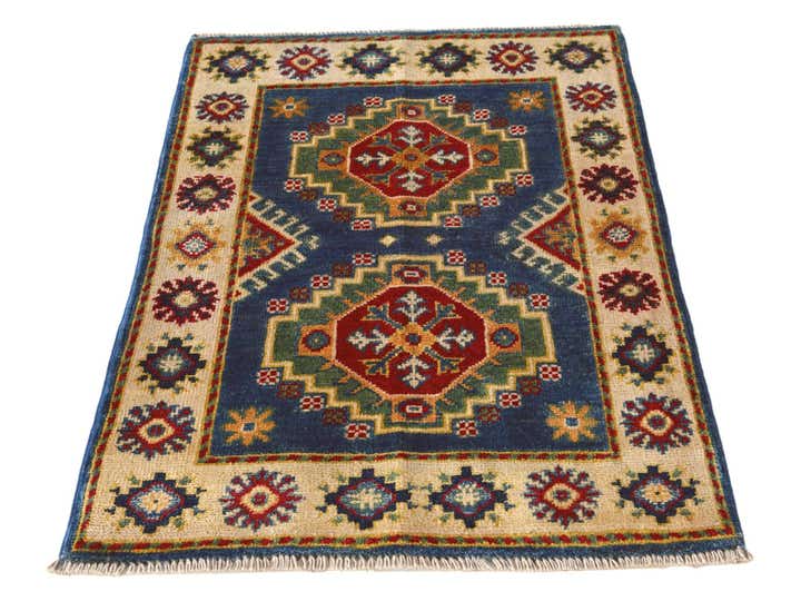 2' 2 x 3' Hand Knotted Kazak Rug