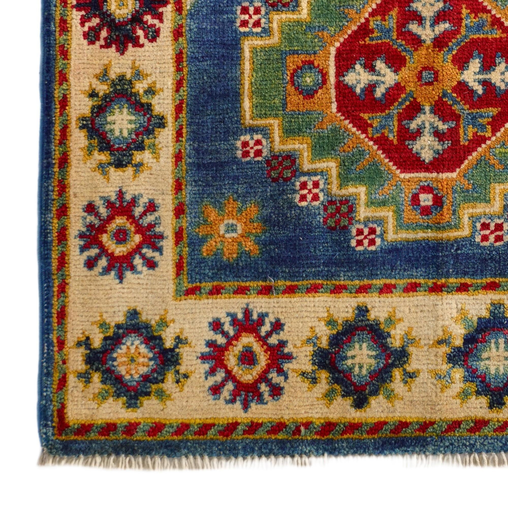 2' 2 x 3' Hand Knotted Kazak Rug