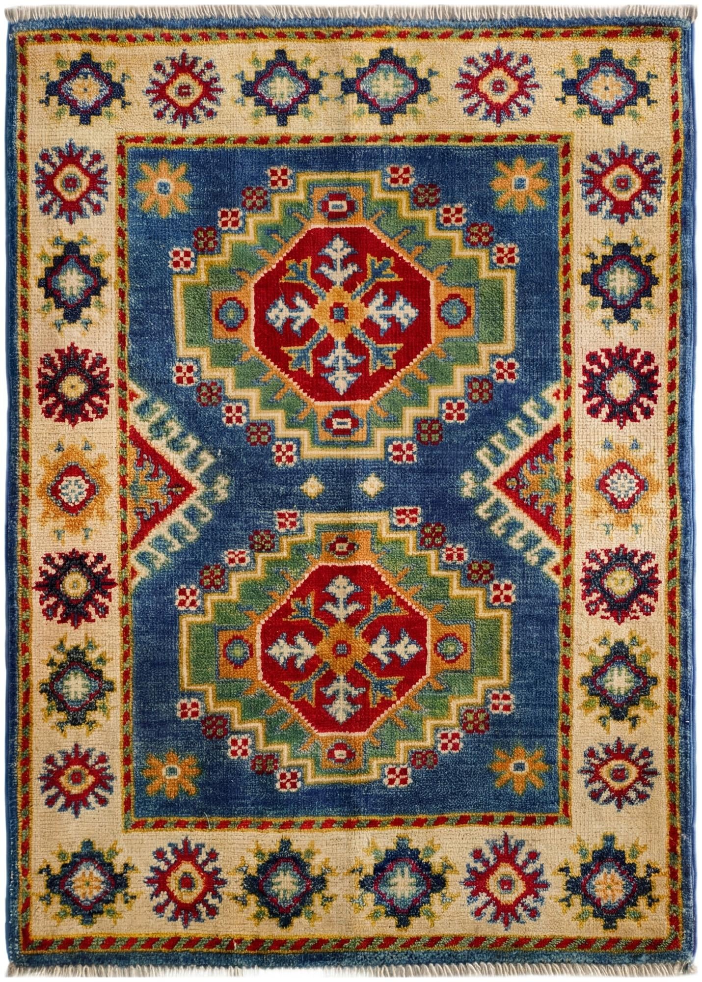 2' 2 x 3' Hand Knotted Kazak Rug