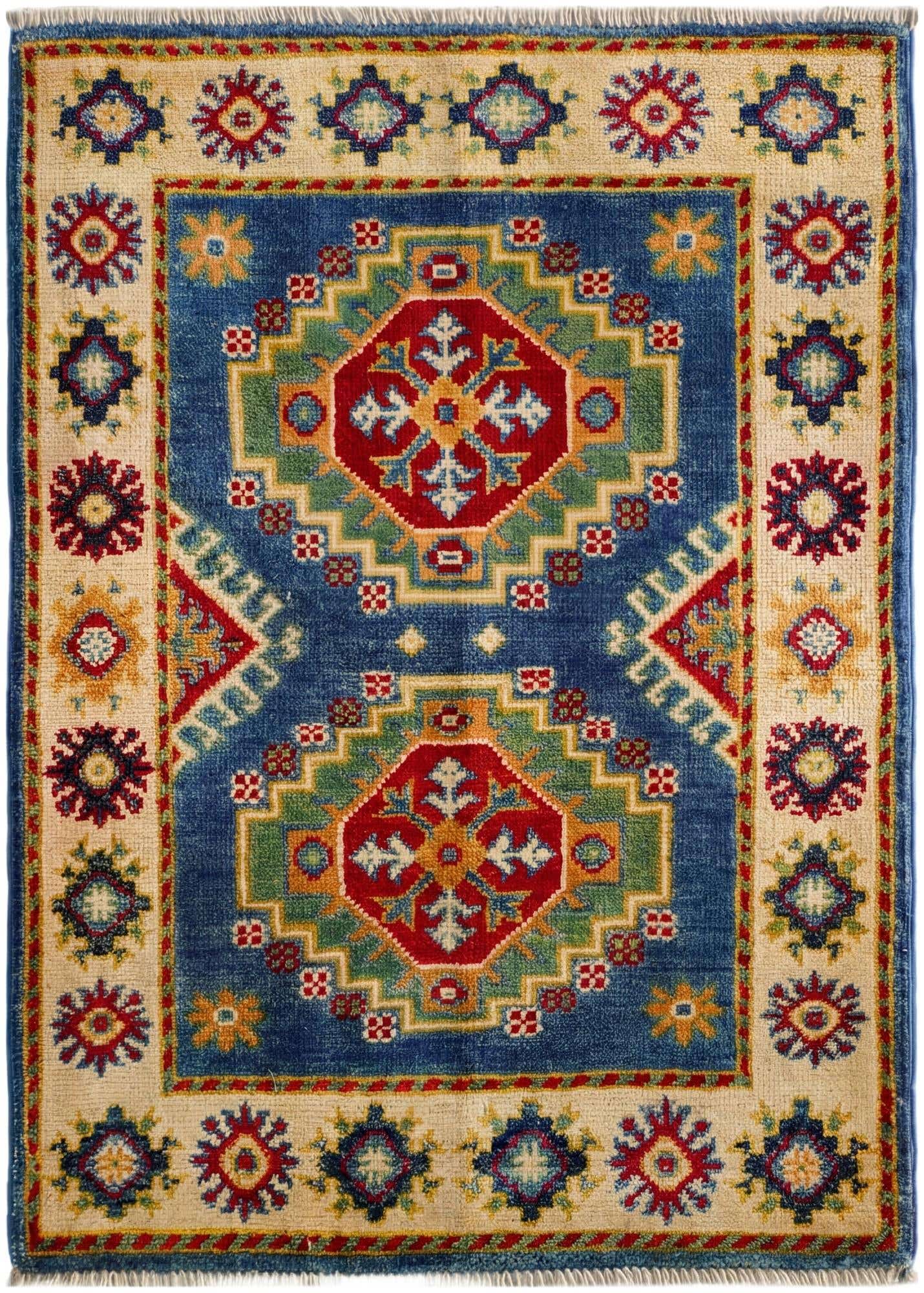 2' 2 x 3' Hand Knotted Kazak Rug