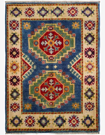 2' 2 x 3' Hand Knotted Kazak Rug