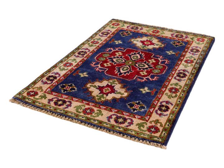 2' x 2' 11 Hand Knotted Kazak Rug