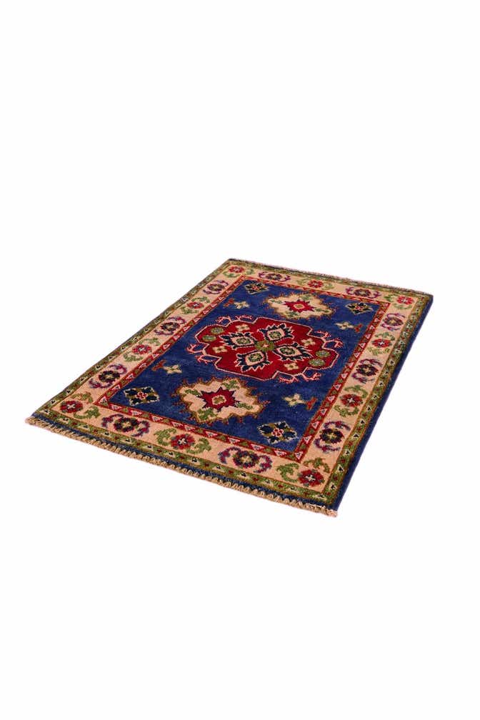 2' x 2' 11 Hand Knotted Kazak Rug