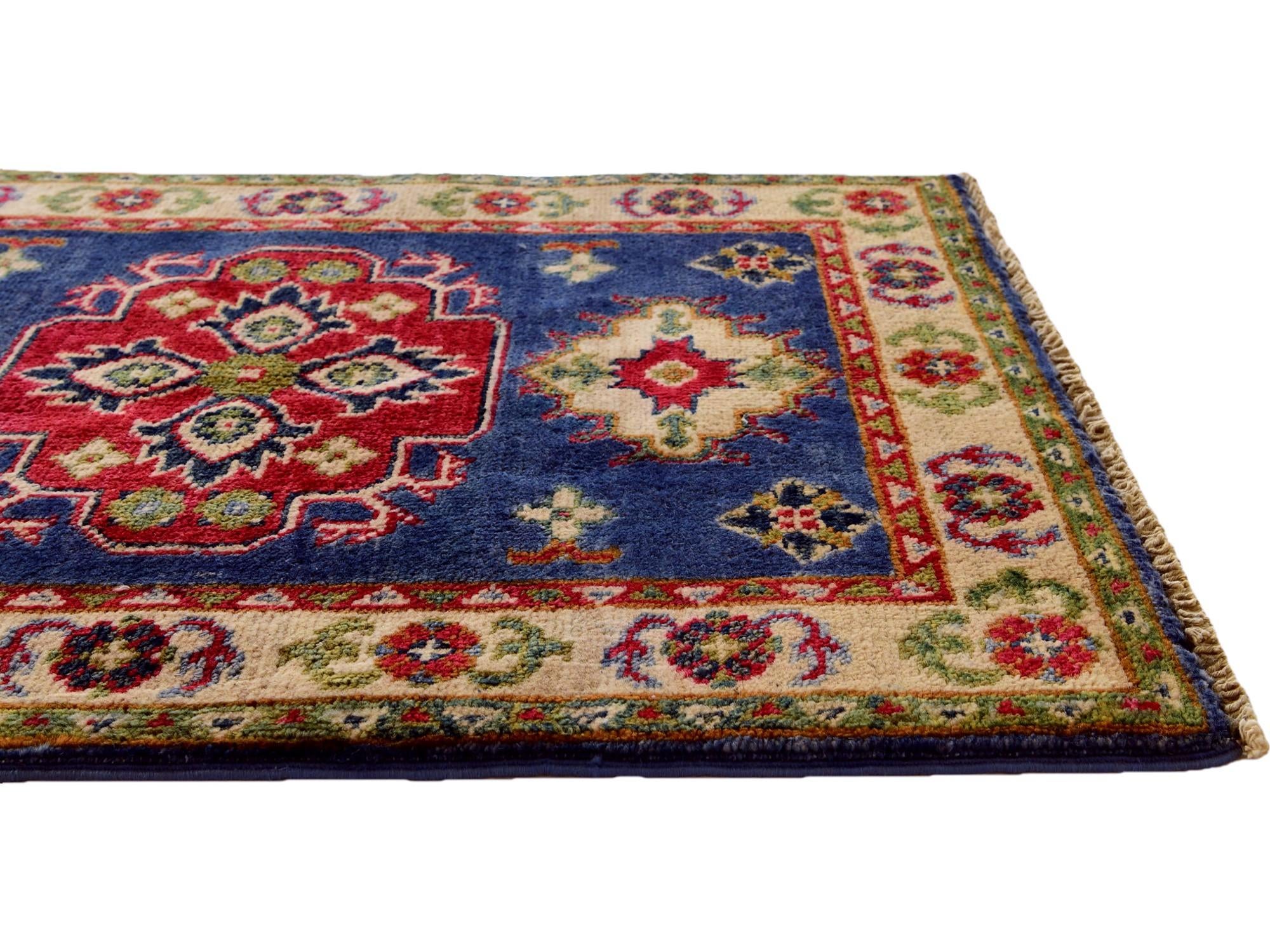 2' x 2' 11 Hand Knotted Kazak Rug
