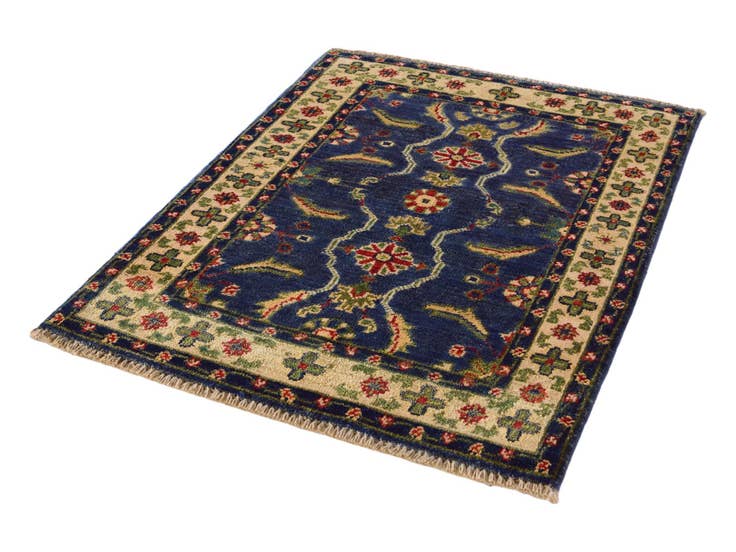 Detail image of 2' 2 x 3' Hand Knotted Kazak Rug