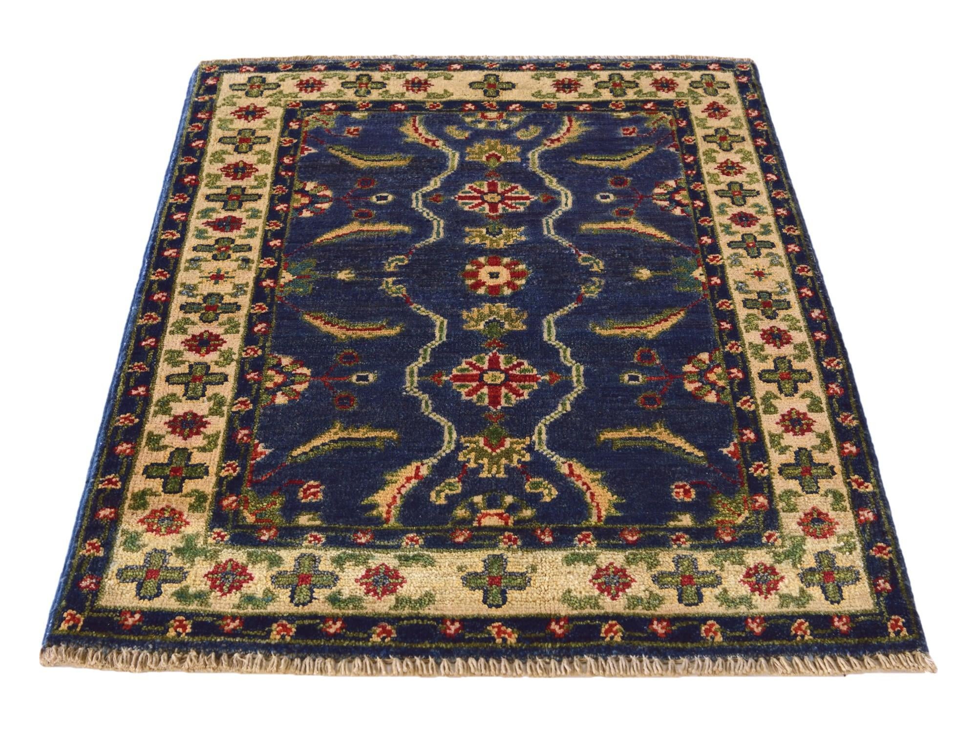 2' 2 x 3' Hand Knotted Kazak Rug