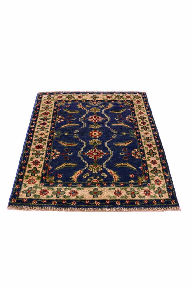 Detail image of 2' 2 x 3' Hand Knotted Kazak Rug
