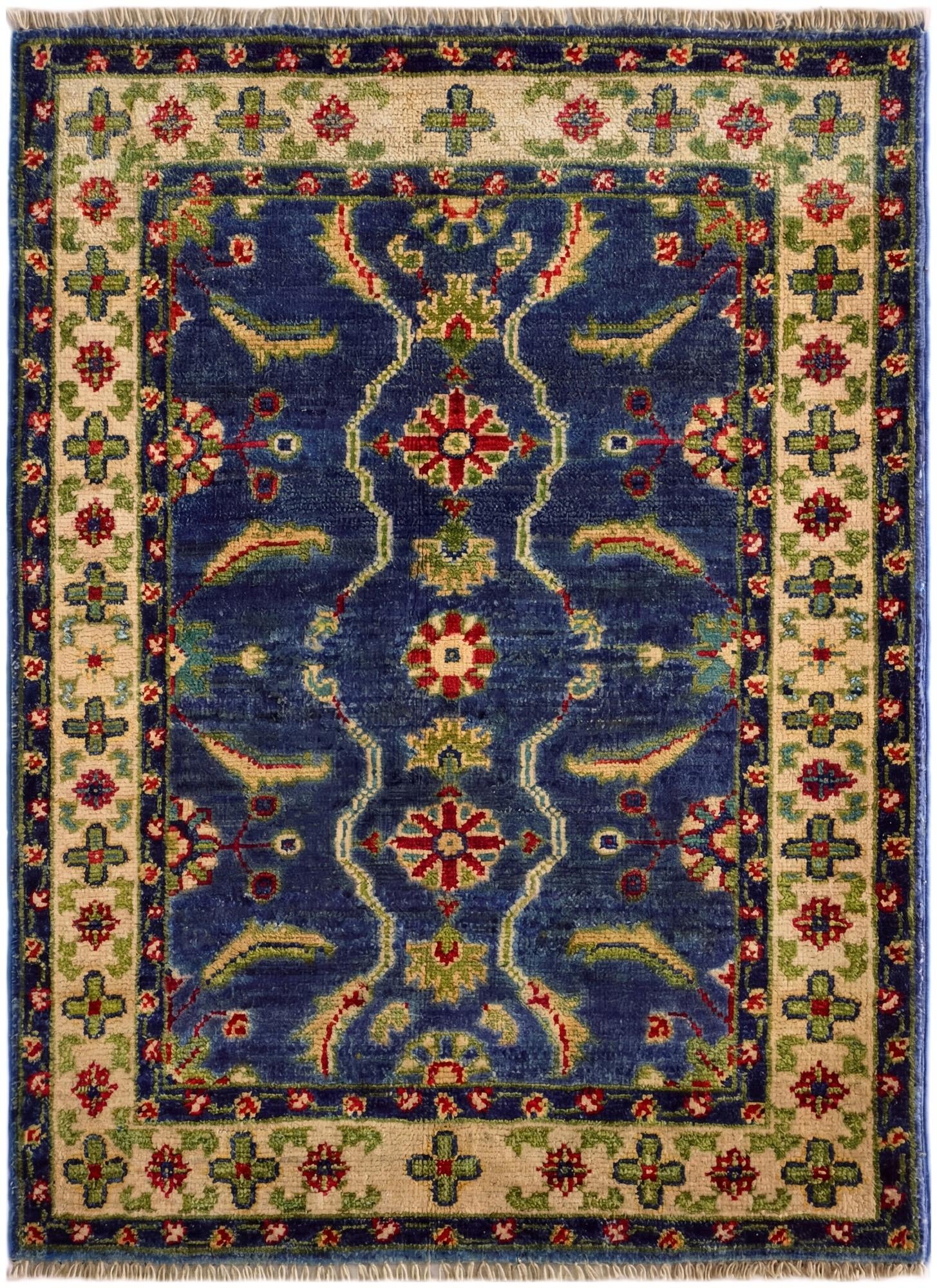 2' 2 x 3' Hand Knotted Kazak Rug