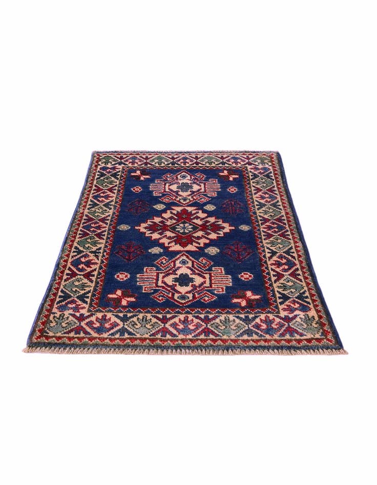 Detail image of 1' 11 x 3' Hand Knotted Kazak Rug