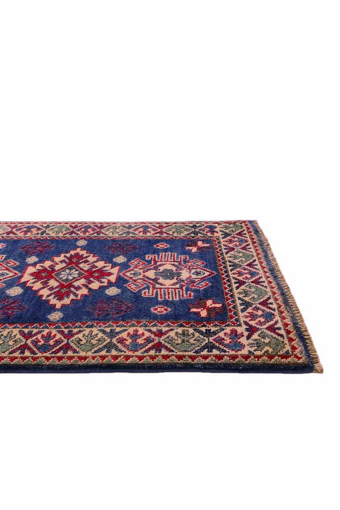 1' 11 x 3' Hand Knotted Kazak Rug