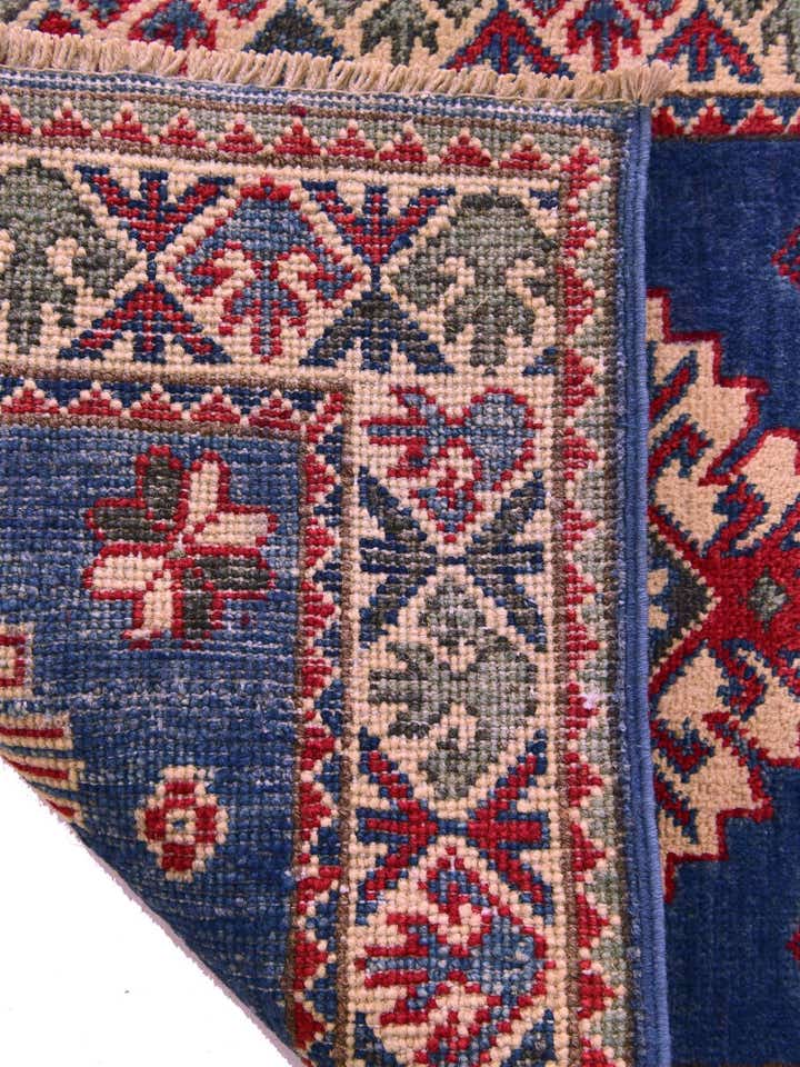 1' 11 x 3' Hand Knotted Kazak Rug