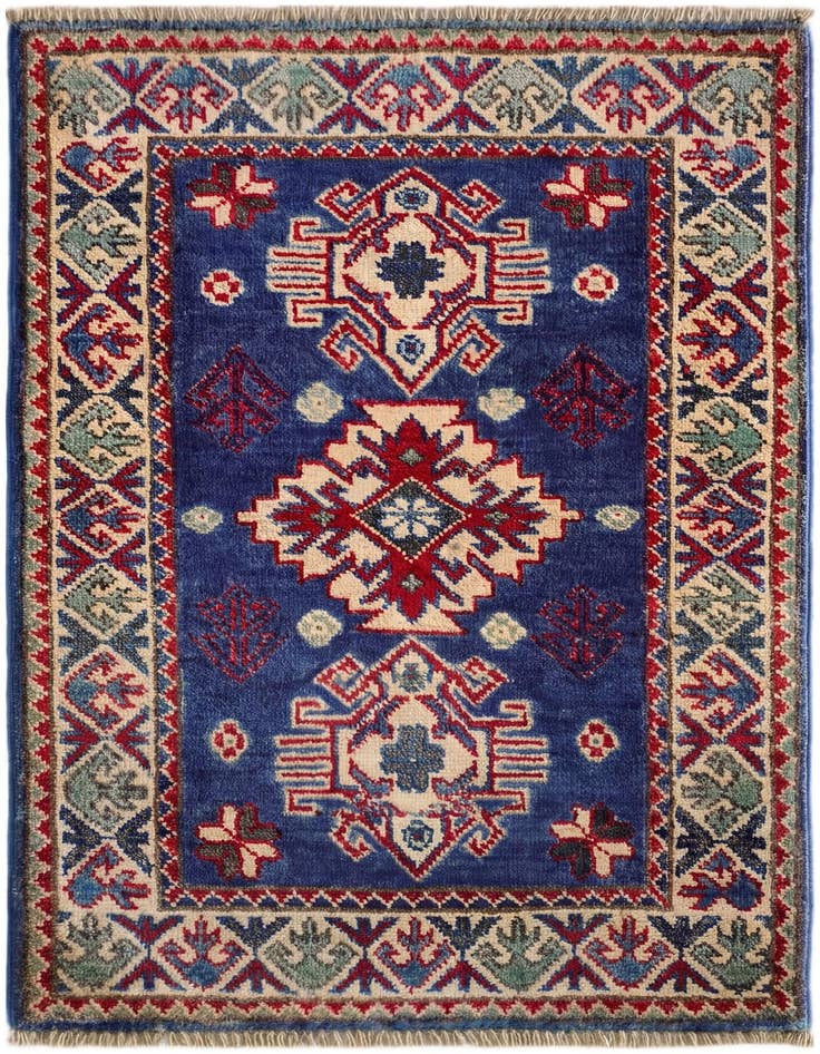 Detail image of 1' 11 x 3' Hand Knotted Kazak Rug