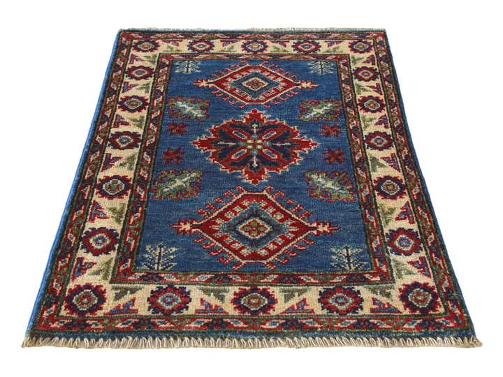 2' x 3' Hand Knotted Kazak Rug