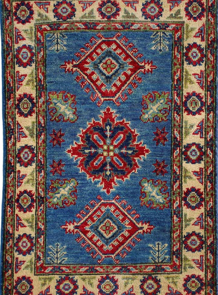 2' x 3' Hand Knotted Kazak Rug