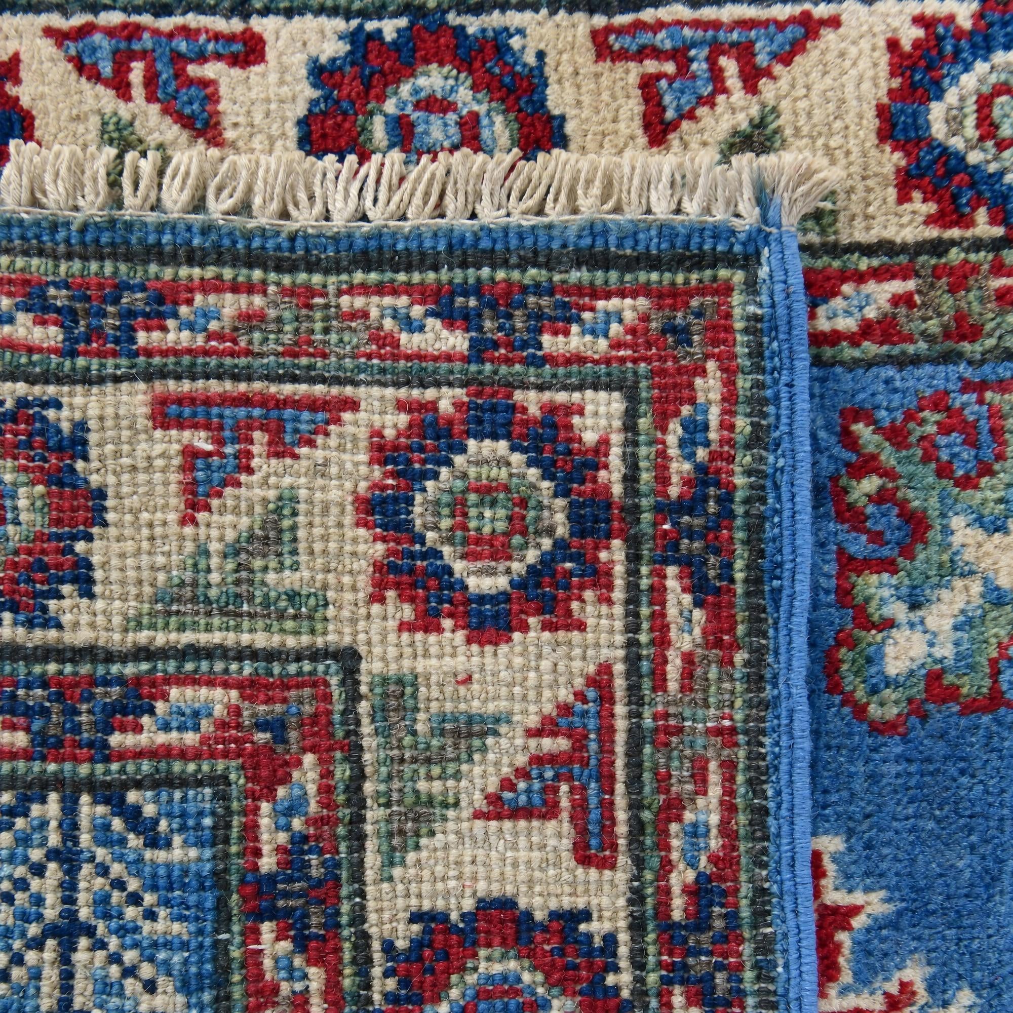 60cm x 90cm Hand Knotted Kazak Rug