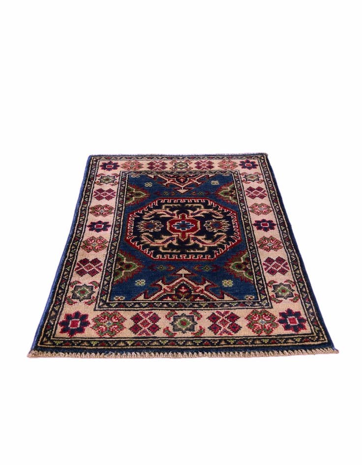 Detail image of 1' 10 x 3' Hand Knotted Kazak Rug