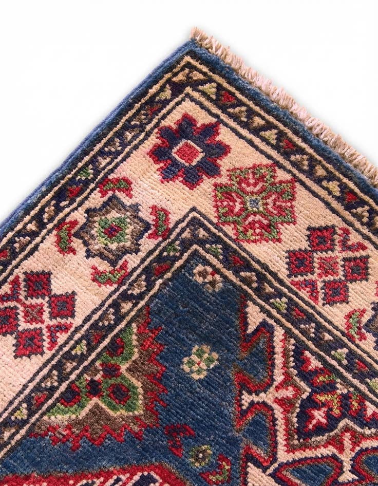 Detail image of 1' 10 x 3' Hand Knotted Kazak Rug