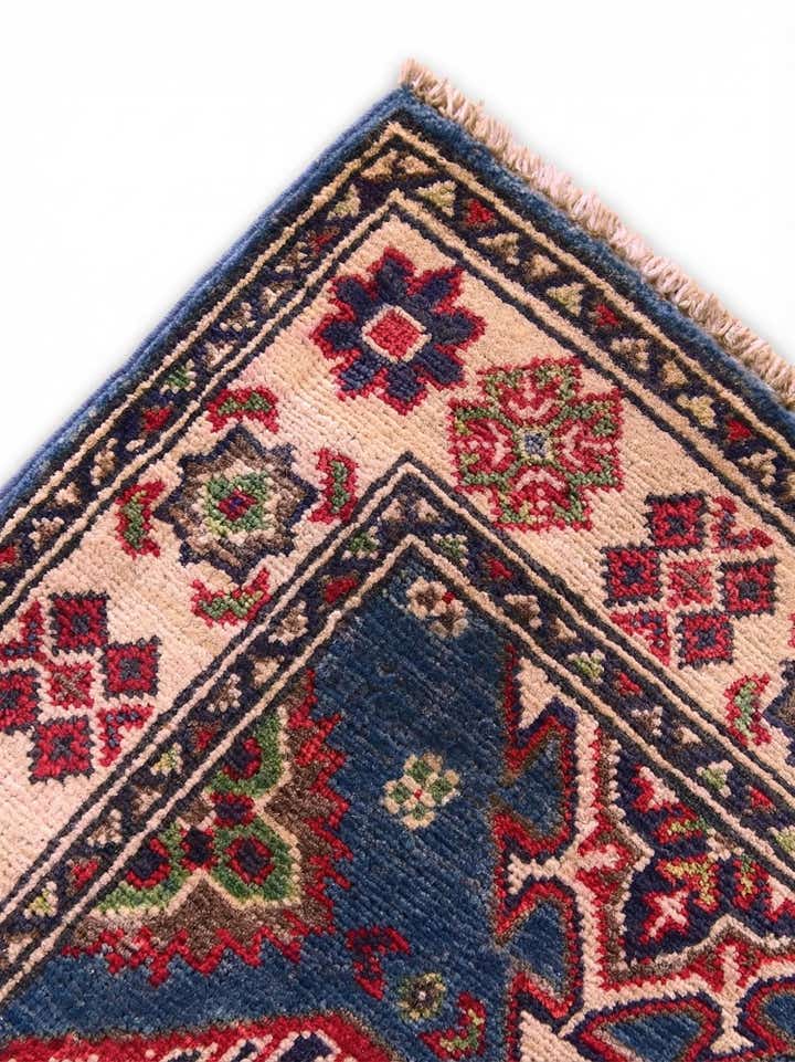 1' 10 x 3' Hand Knotted Kazak Rug
