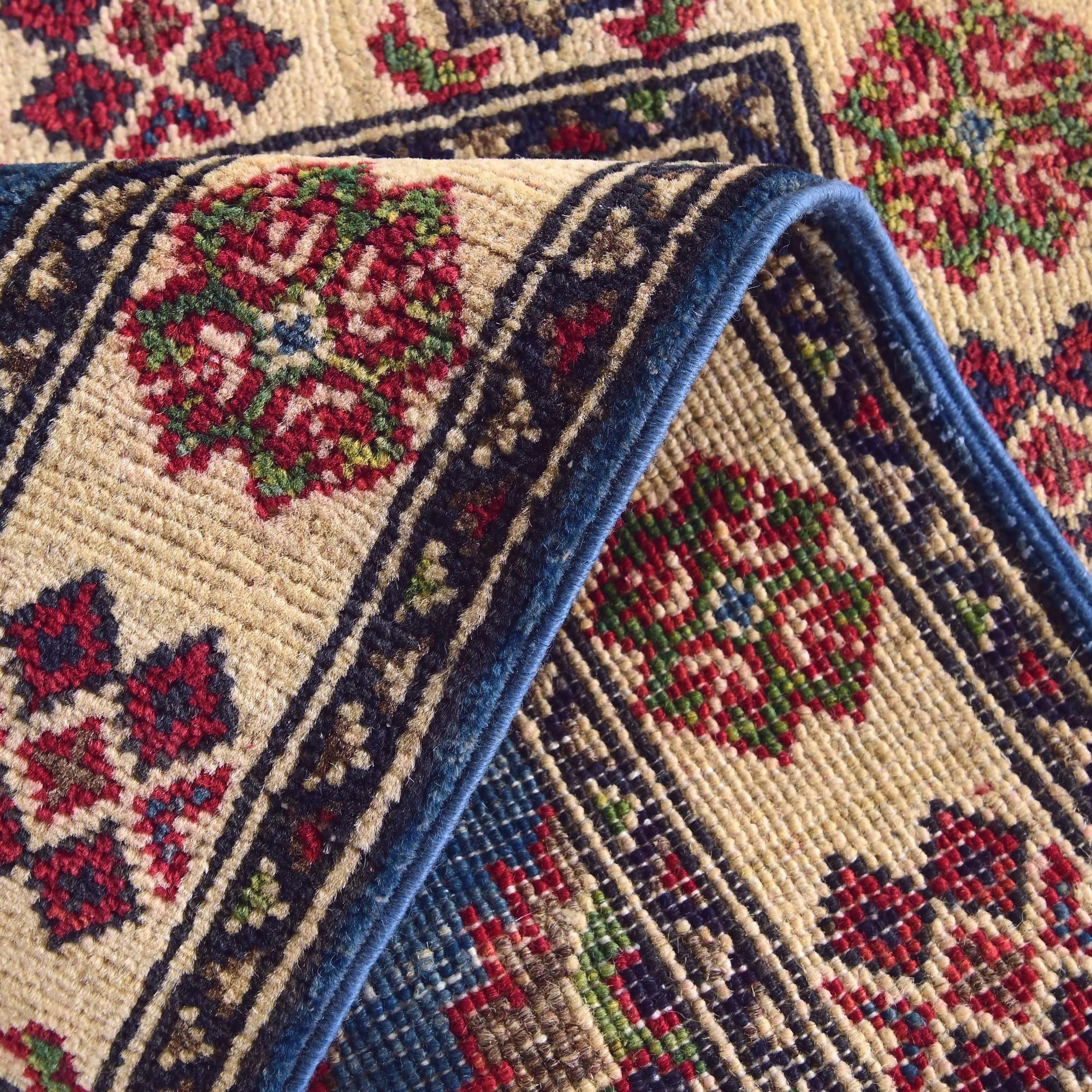 1' 10 x 3' Hand Knotted Kazak Rug