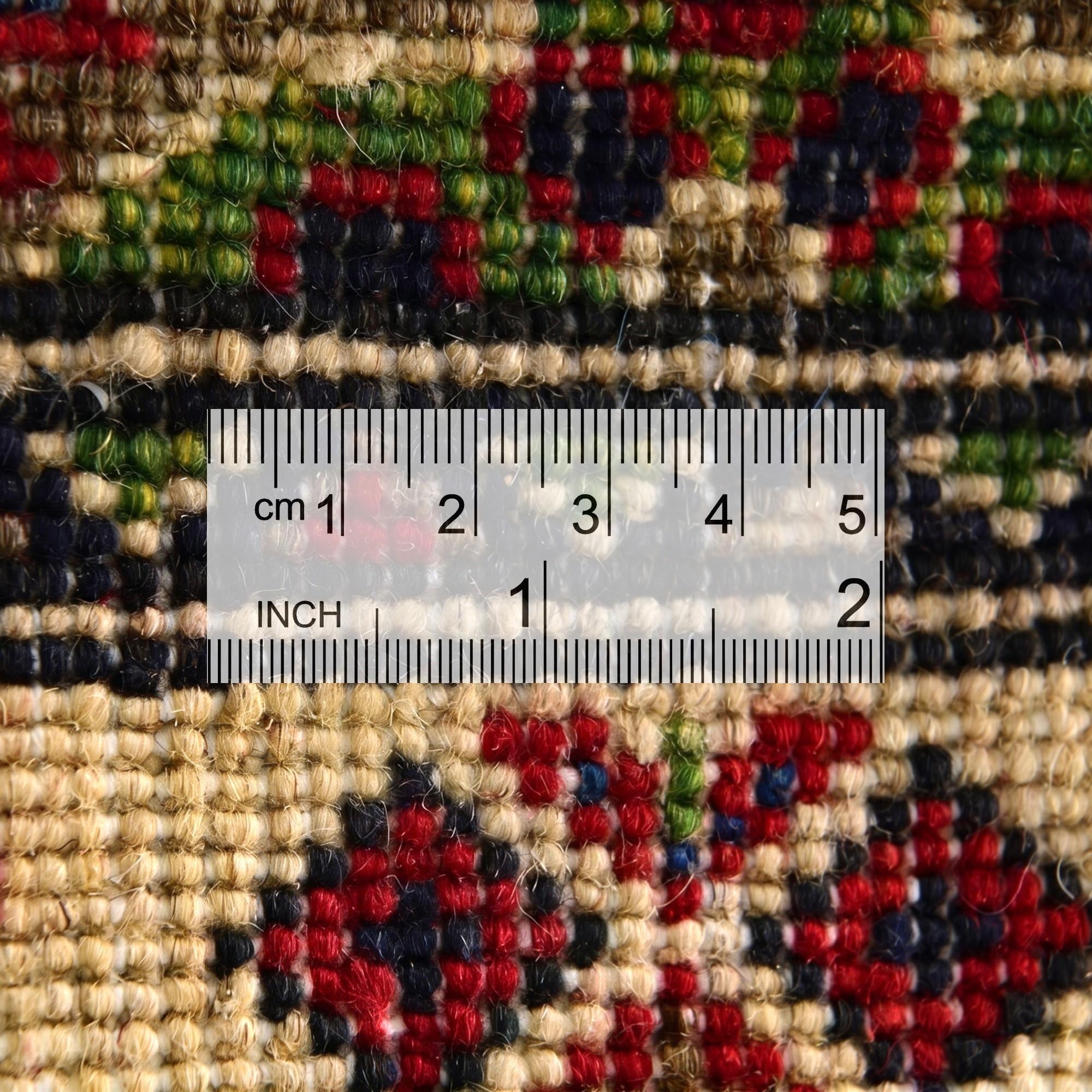1' 10 x 3' Hand Knotted Kazak Rug