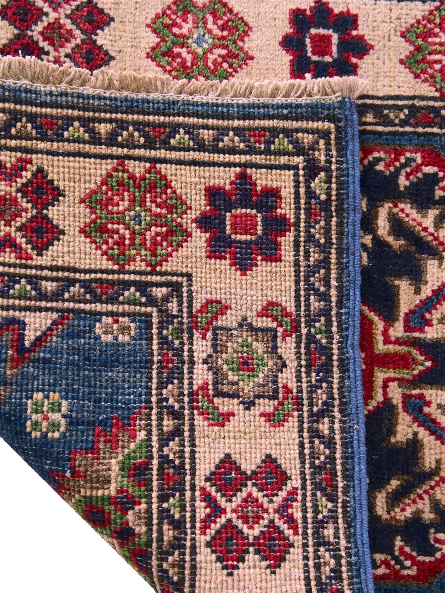 1' 10 x 3' Hand Knotted Kazak Rug